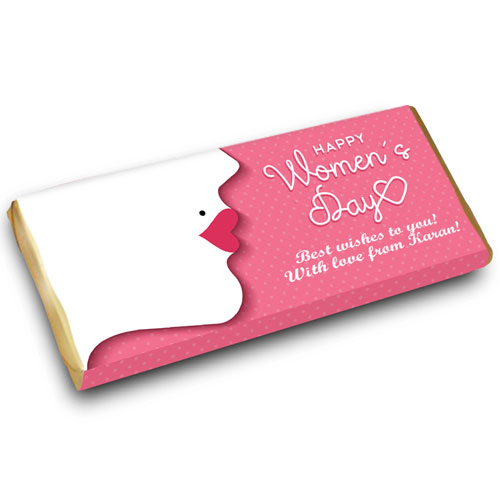 Womens Day Personalised Chocolate