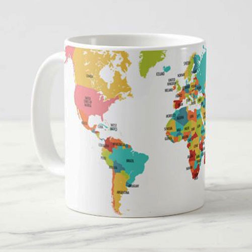 World Map Mug