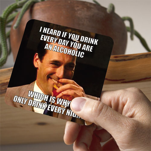 Drinking Meme Coasters Set