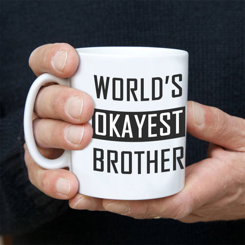 World's Okayest Brother Mug