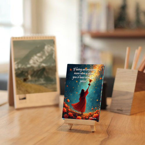 Cards For Mother On Easel
