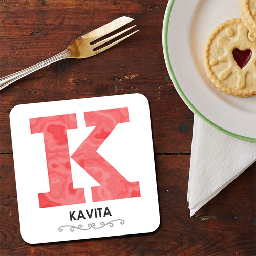 Initials Personalised Coaster