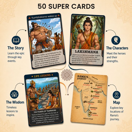 Ramayana Educational & Game Cards Set
