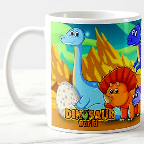 Dinosaur World Kids Milk Mug