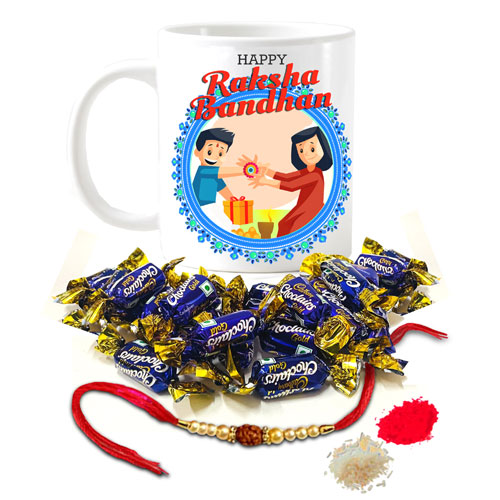Raksha Bandhan Mug And Chocolate Gift Set