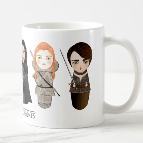 GOT Characters White Mug