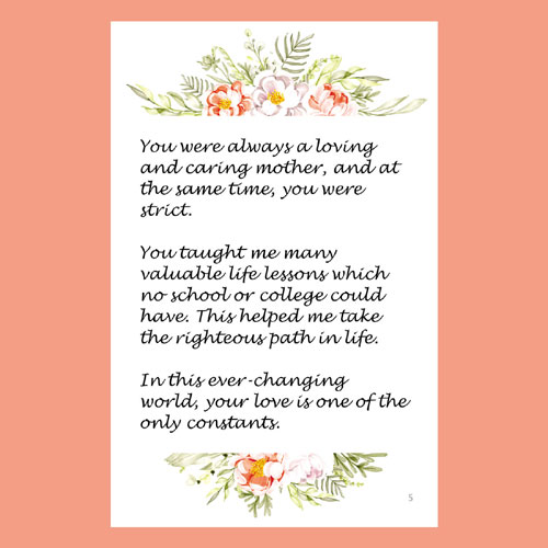 Letters For Mom