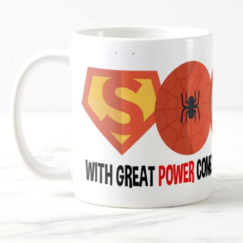 Great Power Superhero Mug