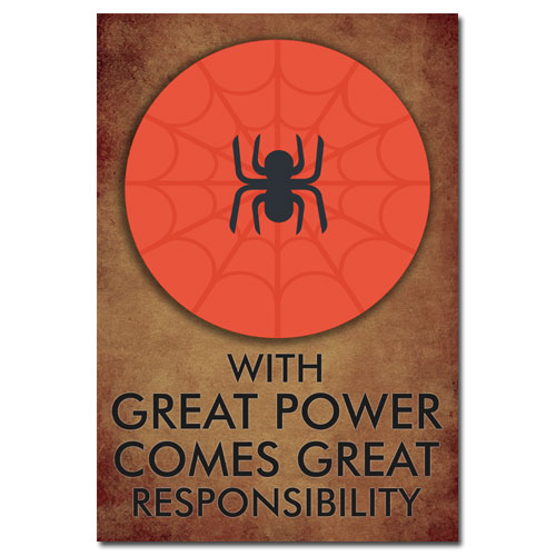 Superhero Quotes Posters Set