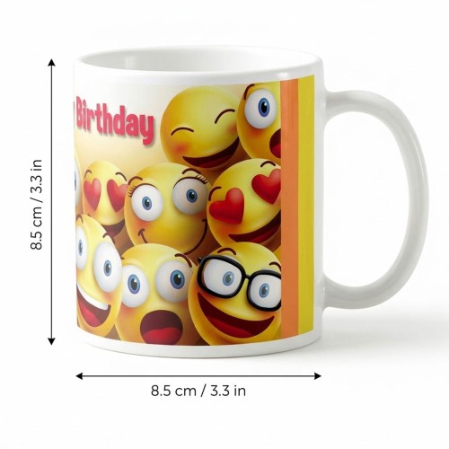 Happy Birthday Smiley Mug