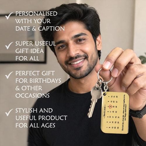 Personalised Special Date Keychain