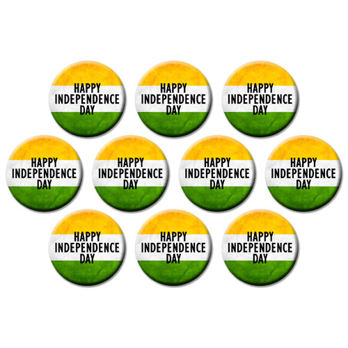 Independence Day Badges Set Of Ten