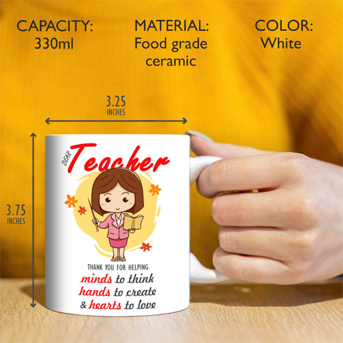 Thank You Teacher Gift Mug