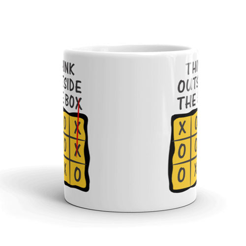 Think Outside The Box Mug