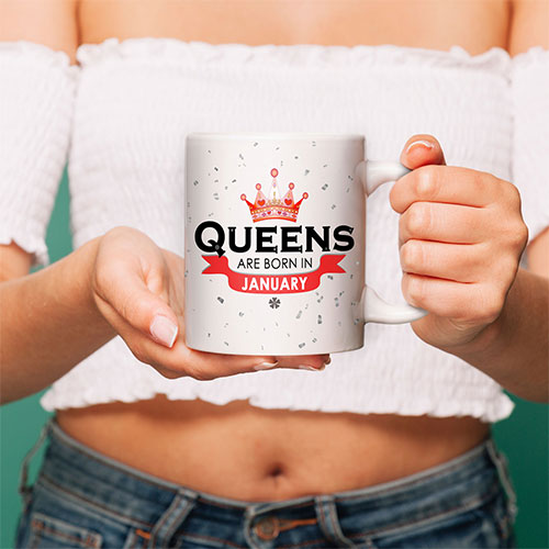 January Queen Mug