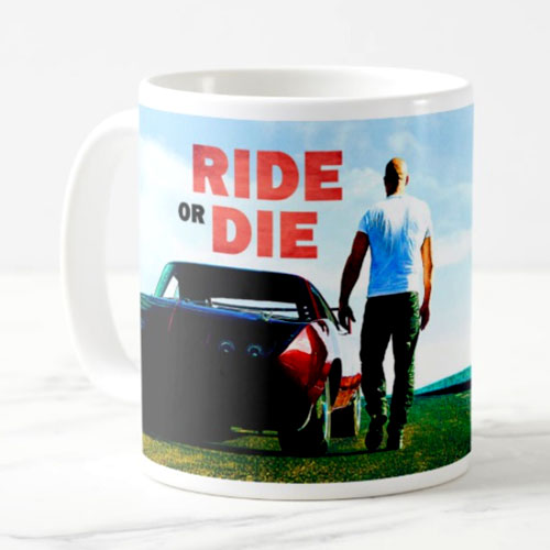 Ride Or Die Fast And Furious Art Mug