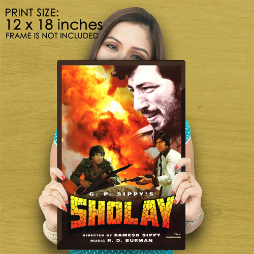 Sholay Movie Poster