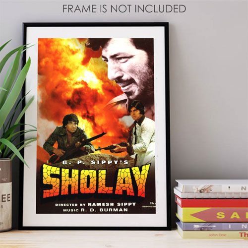 Sholay Movie Poster