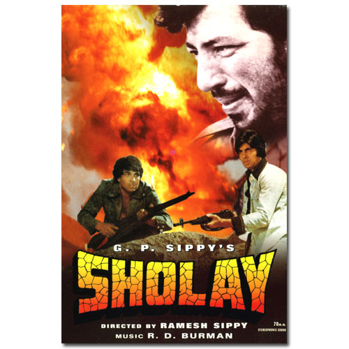 Sholay Movie Poster