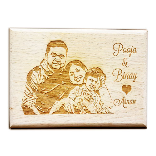 Engraved Wooden Plaque