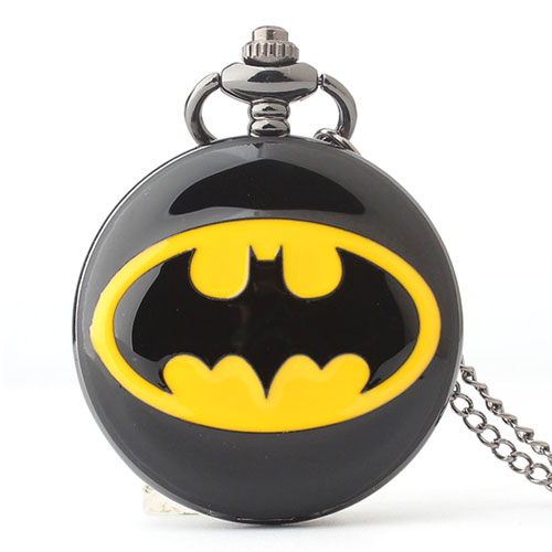 Bat Man Retro Pocket Watch