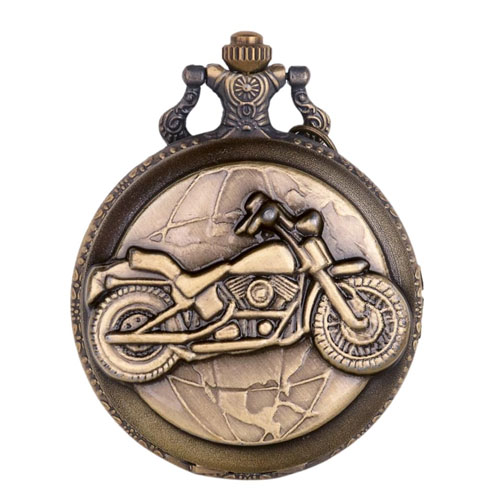 Vintage Motorcycle Pocket Watch