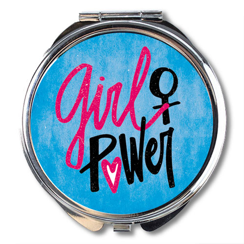 Girl Power Compact Mirror