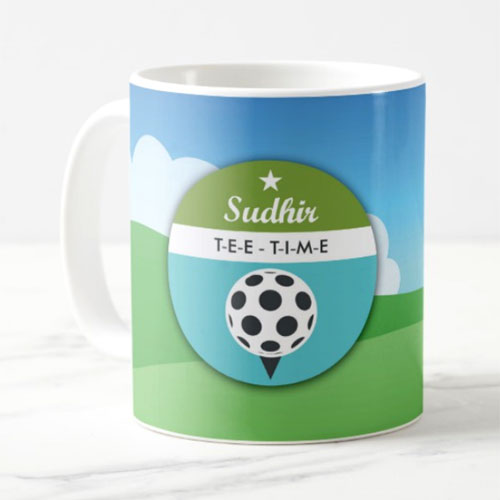 Golf Time Personalised Mug