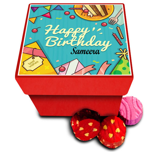 Birthday Celebration Personalised Chocolate Box