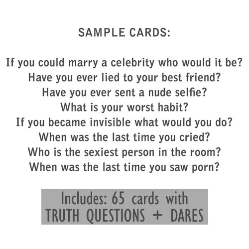 Truth Or Dare Cards Game