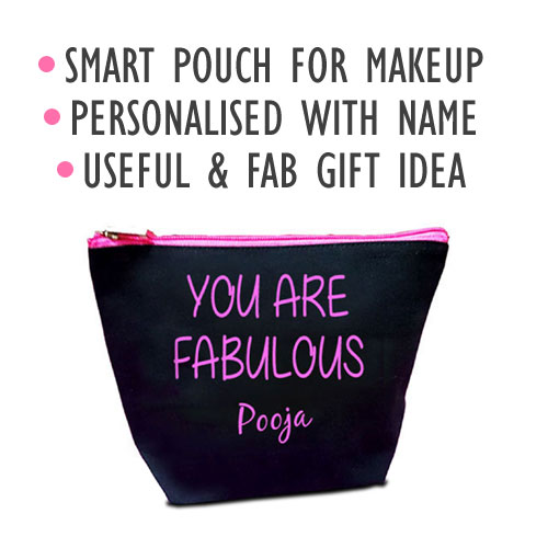 Fabulous Personalised Makeup Pouch