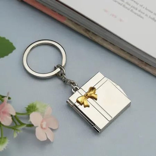 Personalised Two Frame Photo Keychain