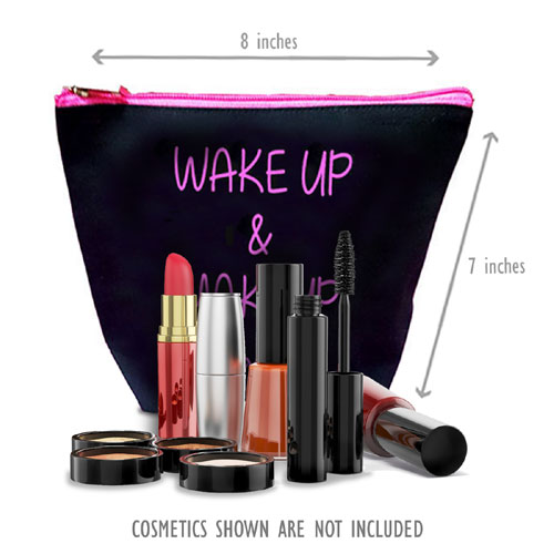 Wake Up Makeup Personalised Pouch