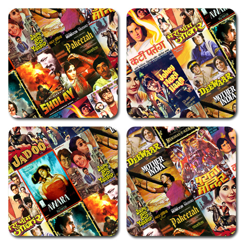 Bollywood Coasters Set Of Four