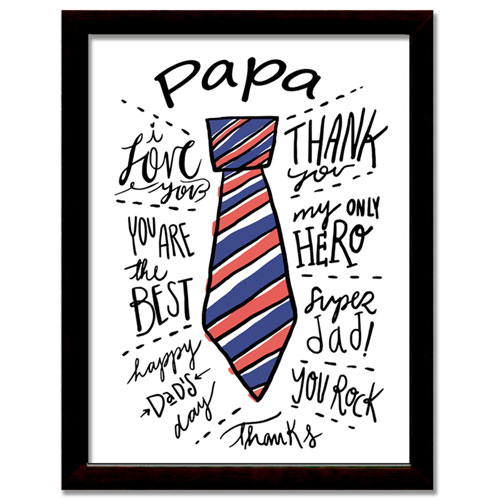 My Papa Framed Print