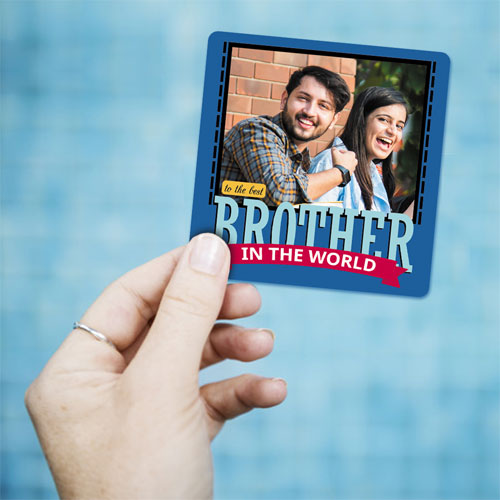 Best Brother Photo Magnet