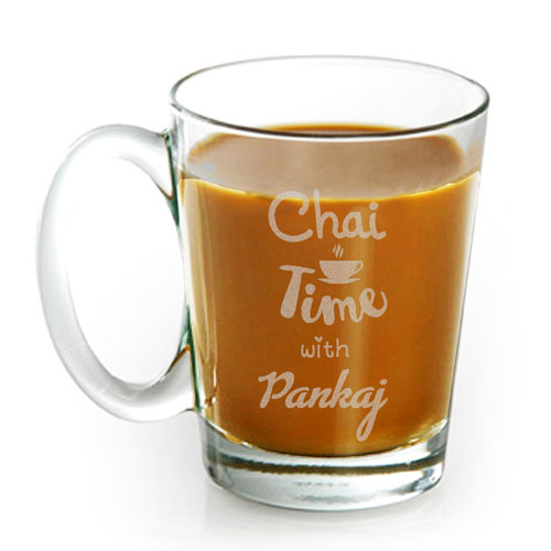 Engraved Chai Mug