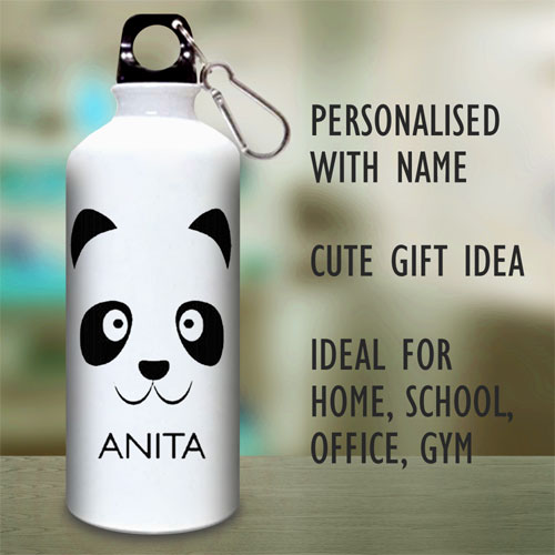 Cute Panda Personalised Bottle