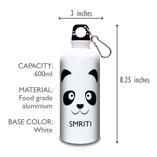 Cute Panda Personalised Bottle