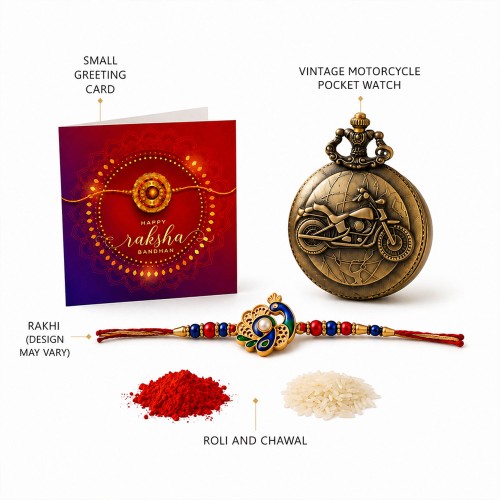 Pocket Watch Rakhi Hamper Pocket Watch Rakhi Hamper