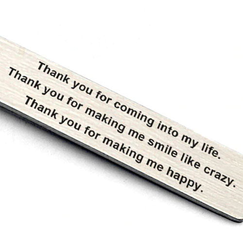 Thank You Love Keychain