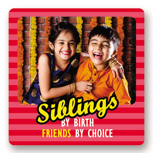 Siblings Personalised Magnet