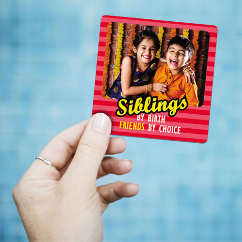 Siblings Personalised Magnet