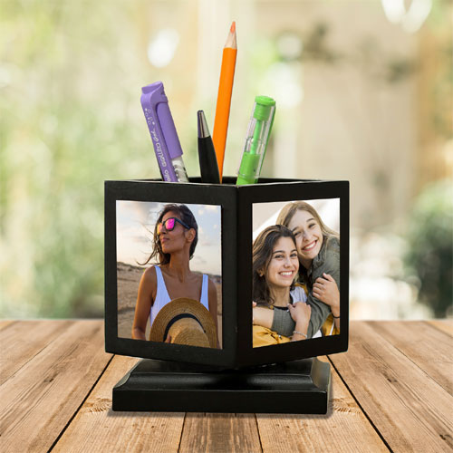 Rotating Personalised Pen Stand