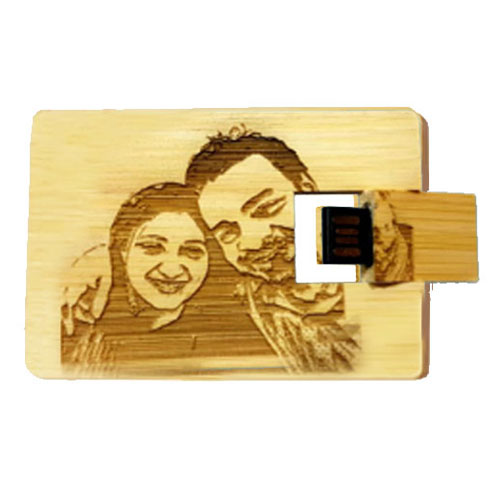 Wooden Personalised Pen Drive