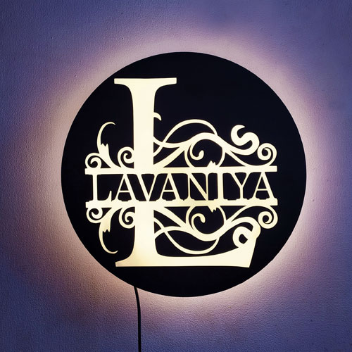 Monogram Alphabet Personalised Lamp