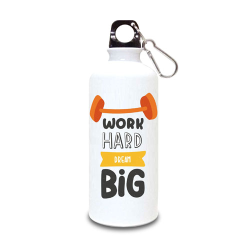 Work Hard Dream Big Gym Sipper Bottle