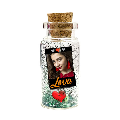 Picture In Bottle Personalised Gift