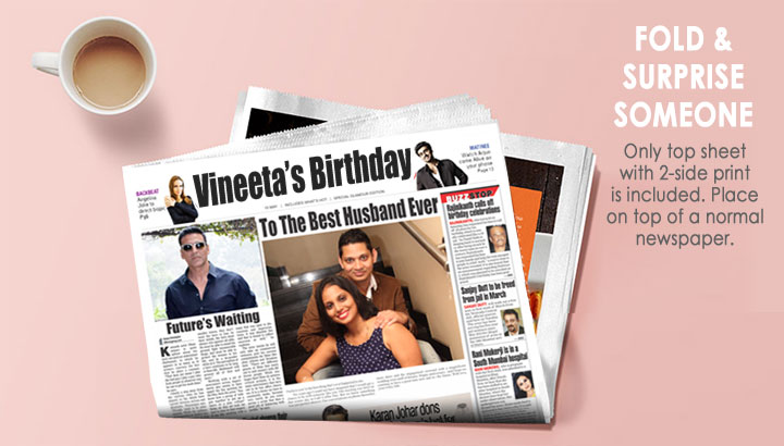 Personalised Newspapers for birthday