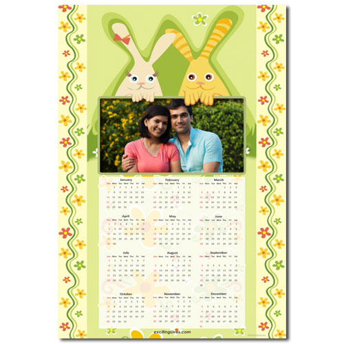 Funny Bunny Calendar